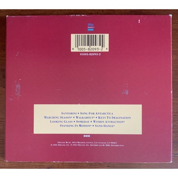 Yanni In Celebration of Life CD 1991 Santorini Sand Dance Someday Looking Glass - Picture 6 of 6